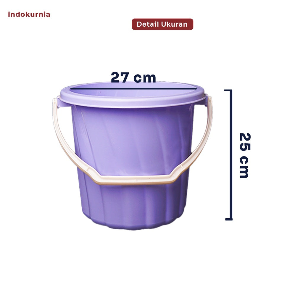 Indokurnia Ember Ulir 3 Galon Pastel