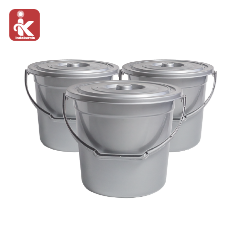 Indokurnia Ember Casual 6 Galon Silver Metallic