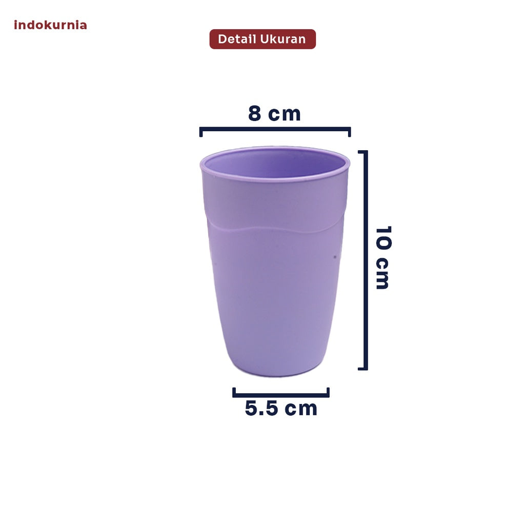Indokurnia Gelas Grip 500 ML Pastel